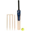 Wooden Size 3 Junior Cricket Bat Set For Sale