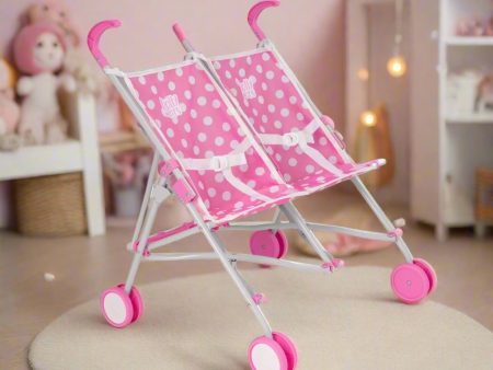 Dolly Tots Twin Dolls Stroller Hot on Sale