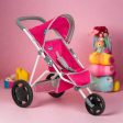 Chicco Pink 3 Wheeled Dolls Running Buggy Online