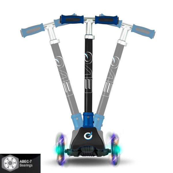 EVO Light Up Cruiser Scooter - Blue Supply