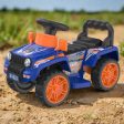 Evo 6V Kids Electric Ride On Blue Zoom 4X4 Truck Fashion