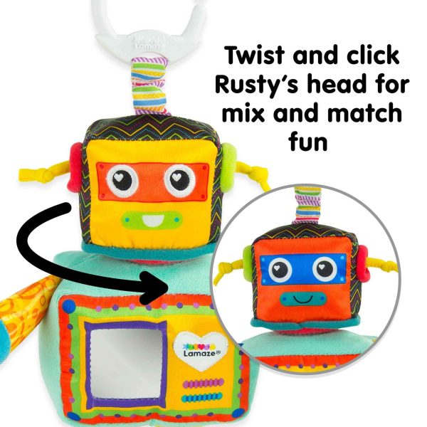 Lamaze Rusty The Robot Sensory Toy Online now