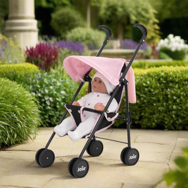 Joie Single Mini Pushchair - Black & Pink Online