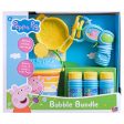 Peppa Pig Bubble Bundle - Includes Bonus Bubble Solution For Sale