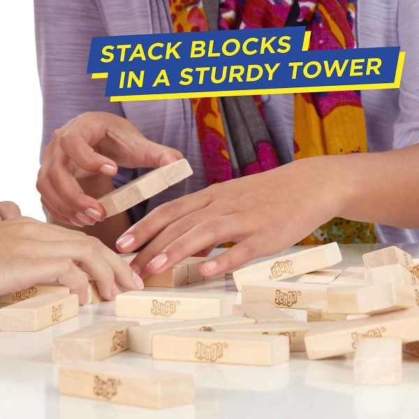 Jenga Classic Stacking Game on Sale