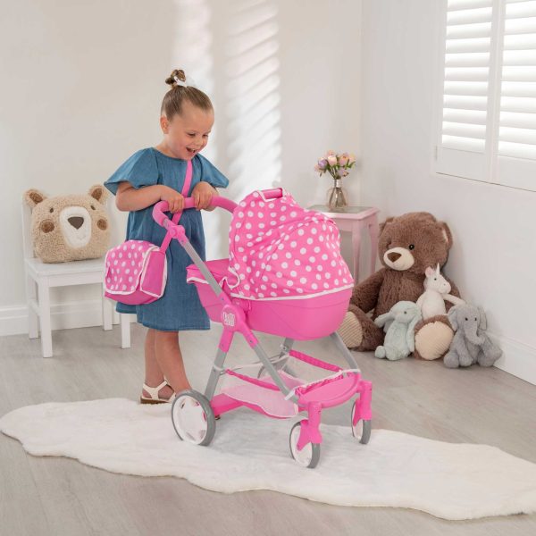 Dolly Tots Junior Roamer Dolls Pram Fashion