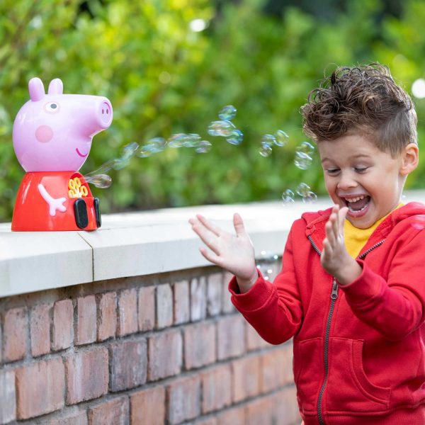 Peppa Pig Bubble Machine - Includes 118ml Bubble Solution Hot on Sale