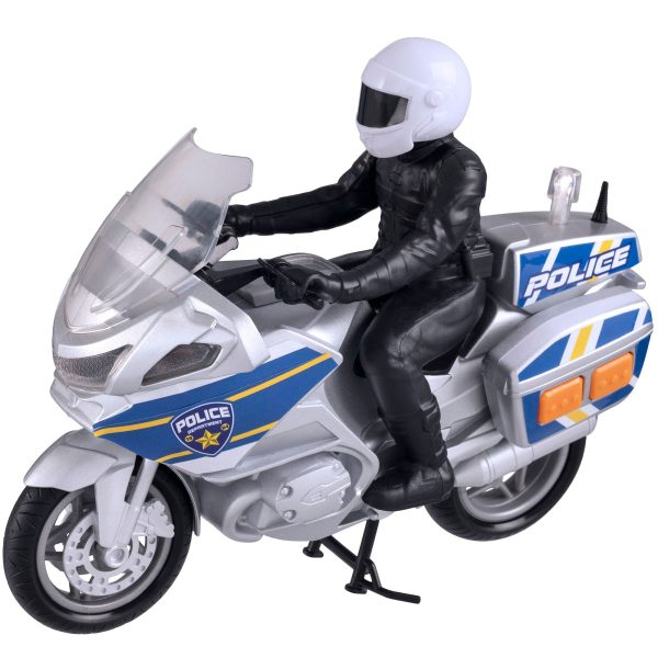 Teamsterz Mighty Machines Medium Police Bike Online Hot Sale