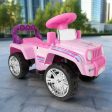 Evo 6V Kids Electric Ride On Pink Shimmer 4X4 Truck For Sale