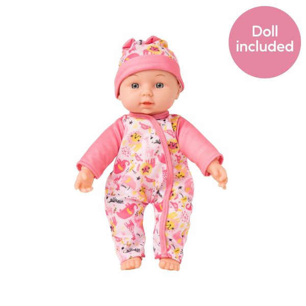 BabyBoo Lullaby Dolls Cot - Doll Included Sale