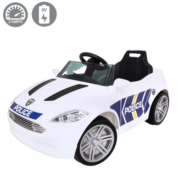 Evo 6V Kids Electric Ride On | Police Car Fashion